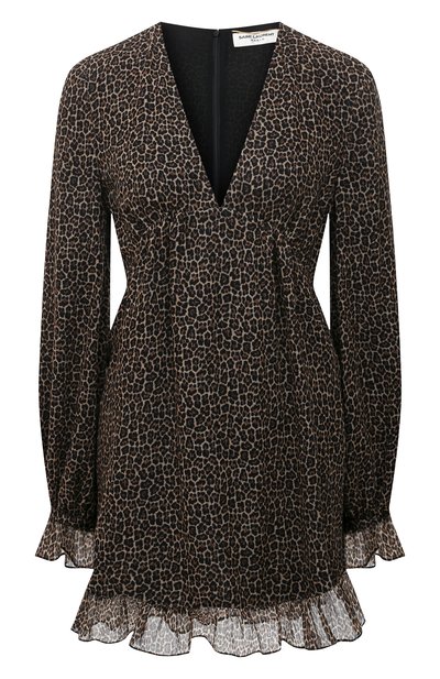 Женское шерстяное платье SAINT LAURENT, арт. 682087/Y871T