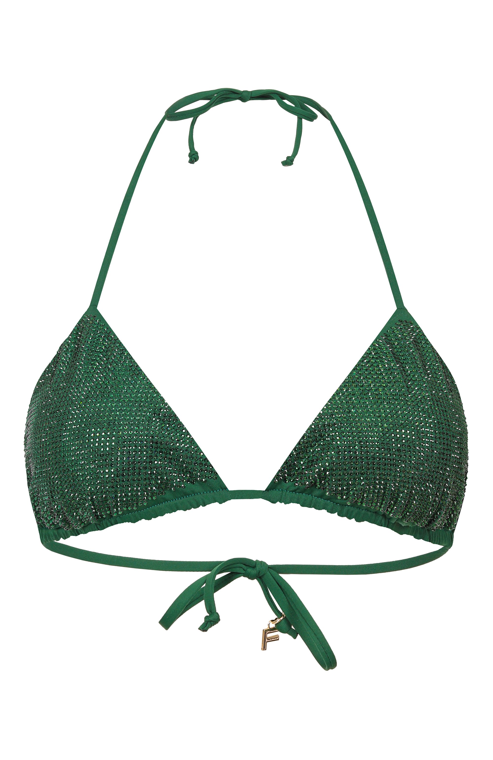 Треугольный бра с отделкой стразами FISICO зеленого цвета по цене 92950 руб., арт. MR36MW, фото 1 Треугольный бра с отделкой стразами FISICO, арт. MR36MW, фото 1