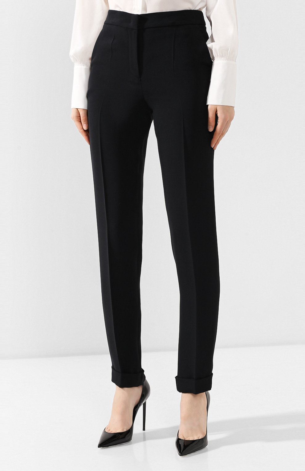 Брюки из смеси вискозы и шелка GIORGIO ARMANI, арт. 9WHPP07Z/T008A, фото 3