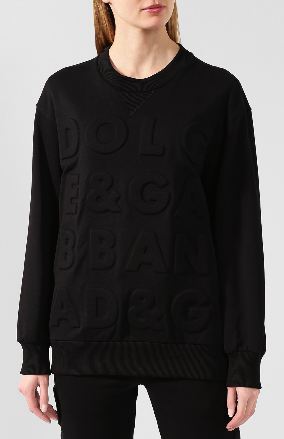 Хлопковый свитшот DOLCE & GABBANA, арт. F9G77T/FU7DU, фото 3