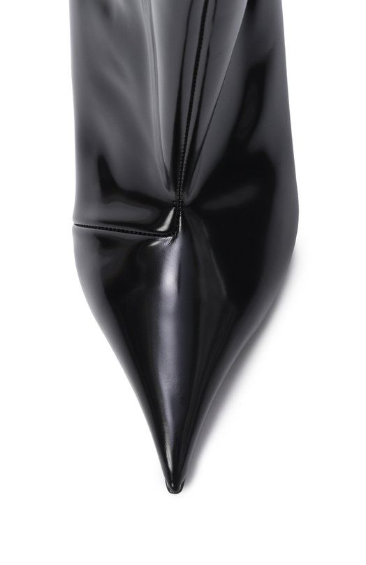 Лакированные ботильоны Mugler MUWFW2425SC038_CL001 Чёрный  MUWFW2425SC038_CL001 Фото 6