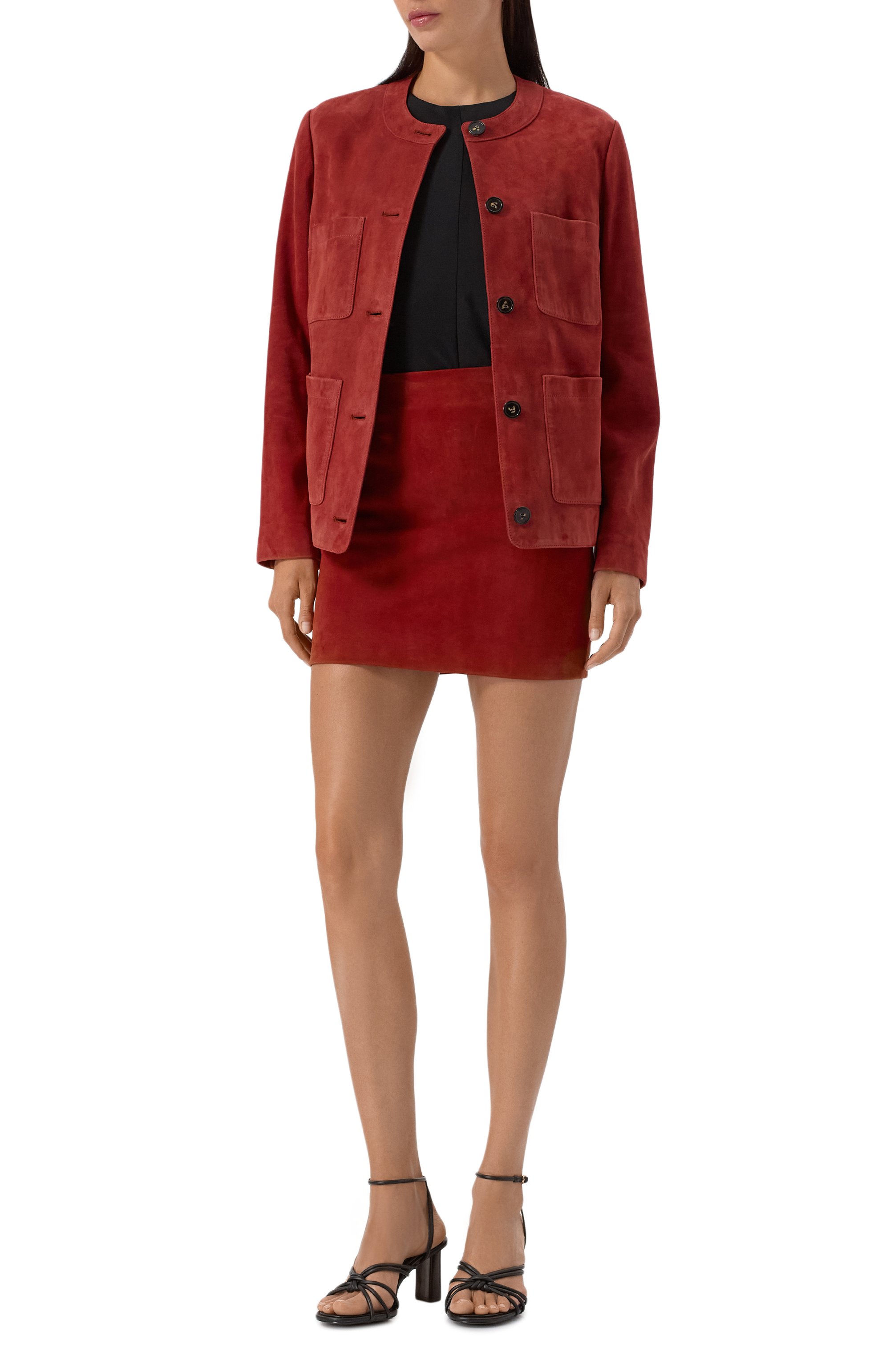 Замшевая юбка 12 STOREEZ, арт. 128093, фото 2