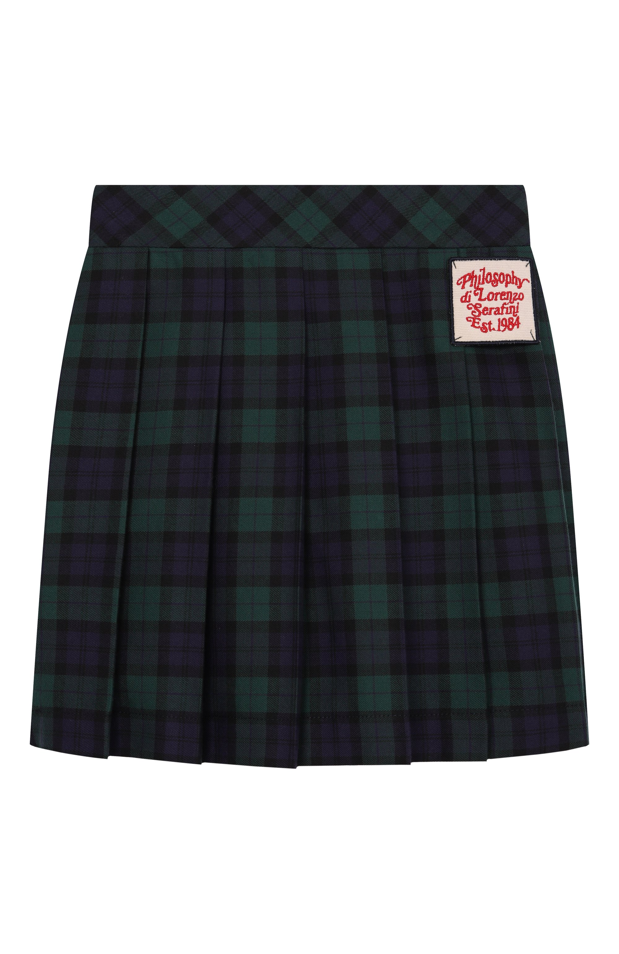 Плиссированная юбка PHILOSOPHY DI LORENZO SERAFINI KIDS, арт. I1F704/6123/4-10, фото 1
