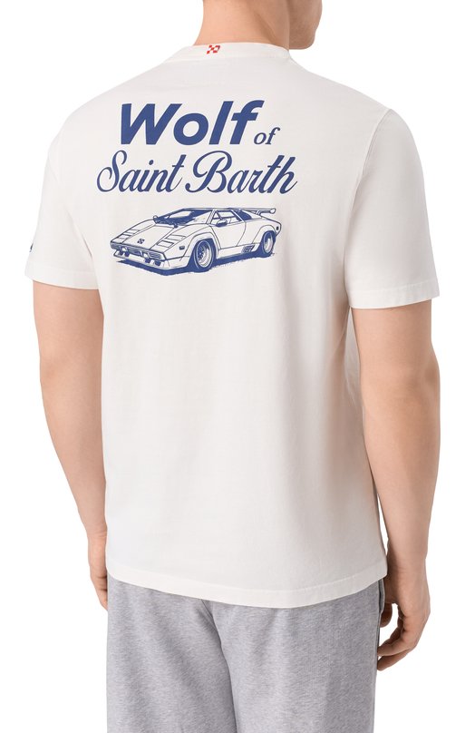 Хлопковая футболка MC2 Saint Barth ARN0001-03201I/ARN0TT Белый  ARN0001-03201I/ARN0TT Фото 4