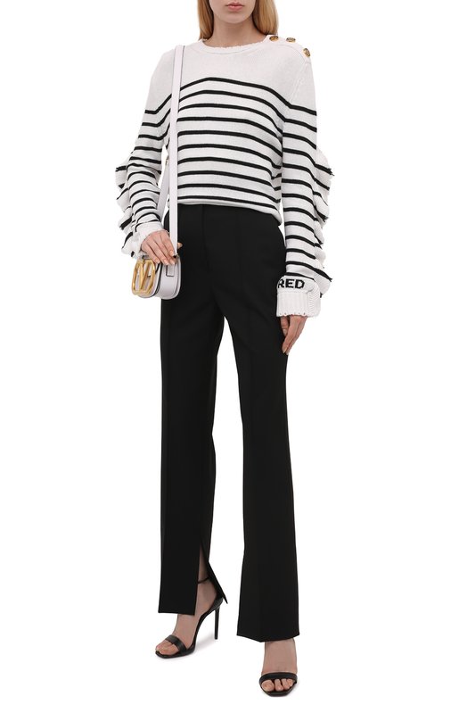 Пуловер REDVALENTINO Чёрный, белый, фото 2