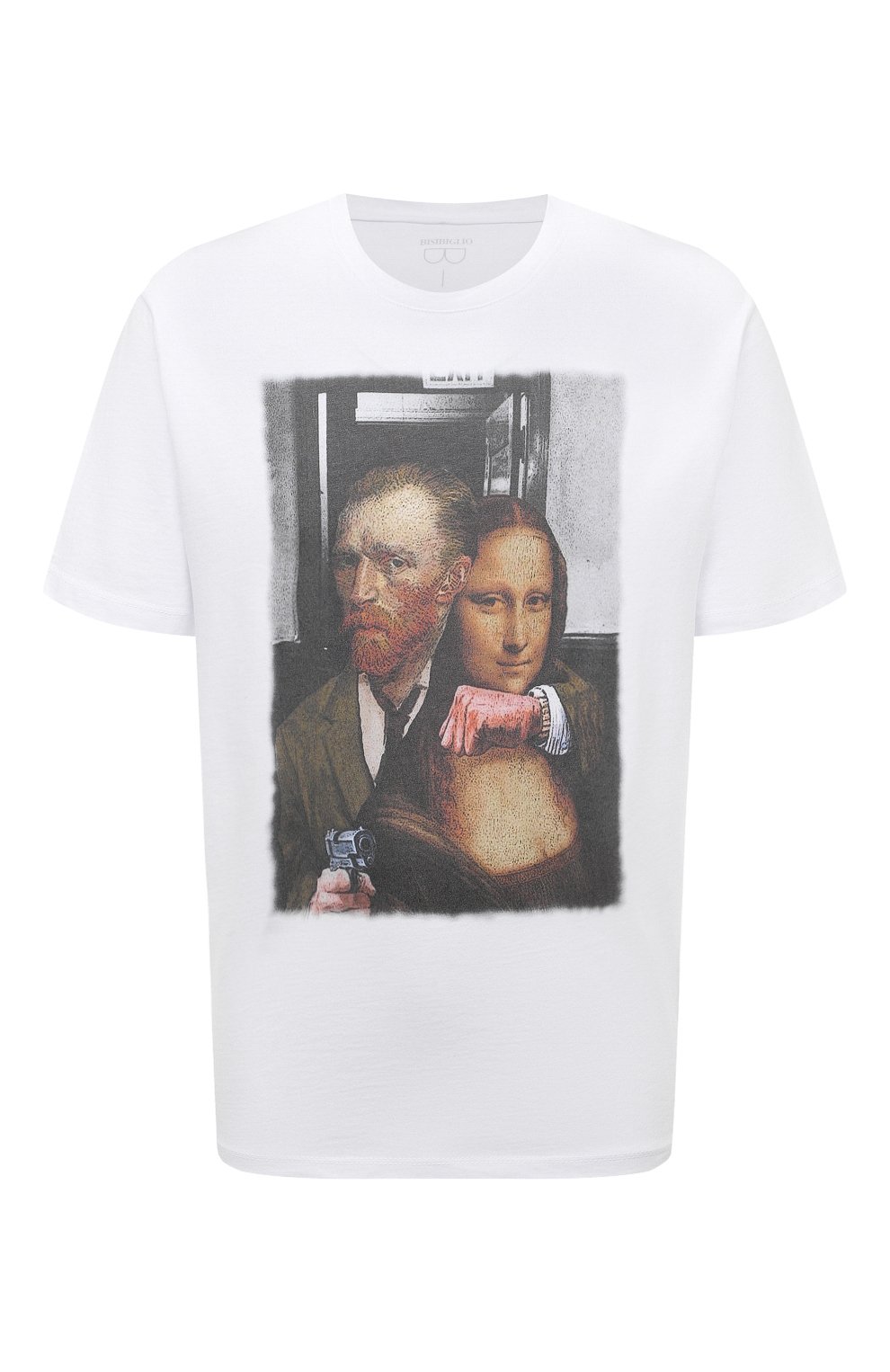 Хлопковая футболка BISIBIGLIO, арт. LU ARTE TERR0RISTA/2212 RIF (C0TT0NE PESANTE), фото 1