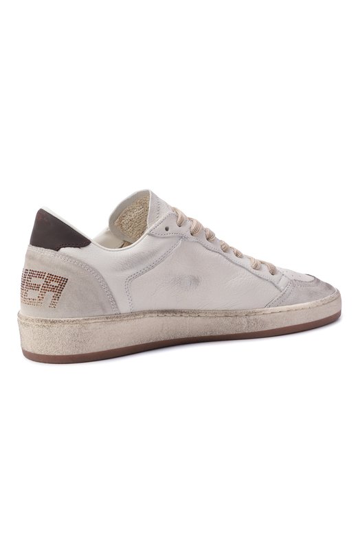 Кожаные кеды Ball Star Golden Goose Deluxe Brand GWF00327.F007297 Кремовый  GWF00327.F007297 Фото 5