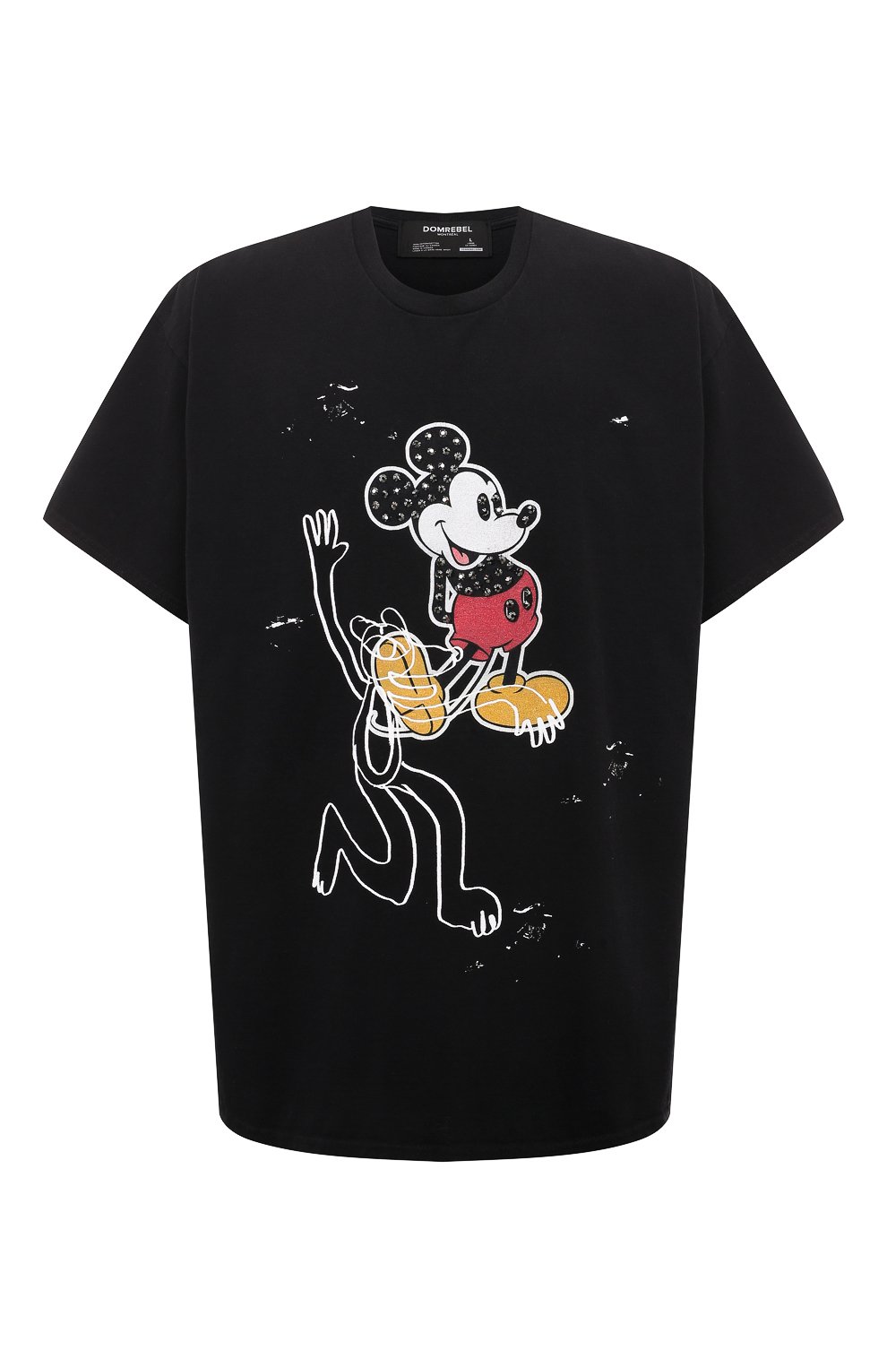 Хлопковая футболка DOMREBEL, арт. VTG T00N 1/T-SHIRT, фото 1