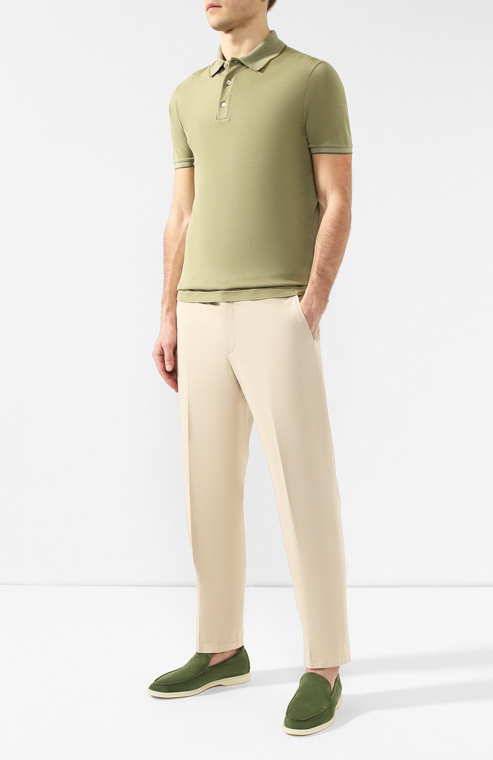 Замшевые лоферы summer walk LORO PIANA, арт. FAE8124, фото 2