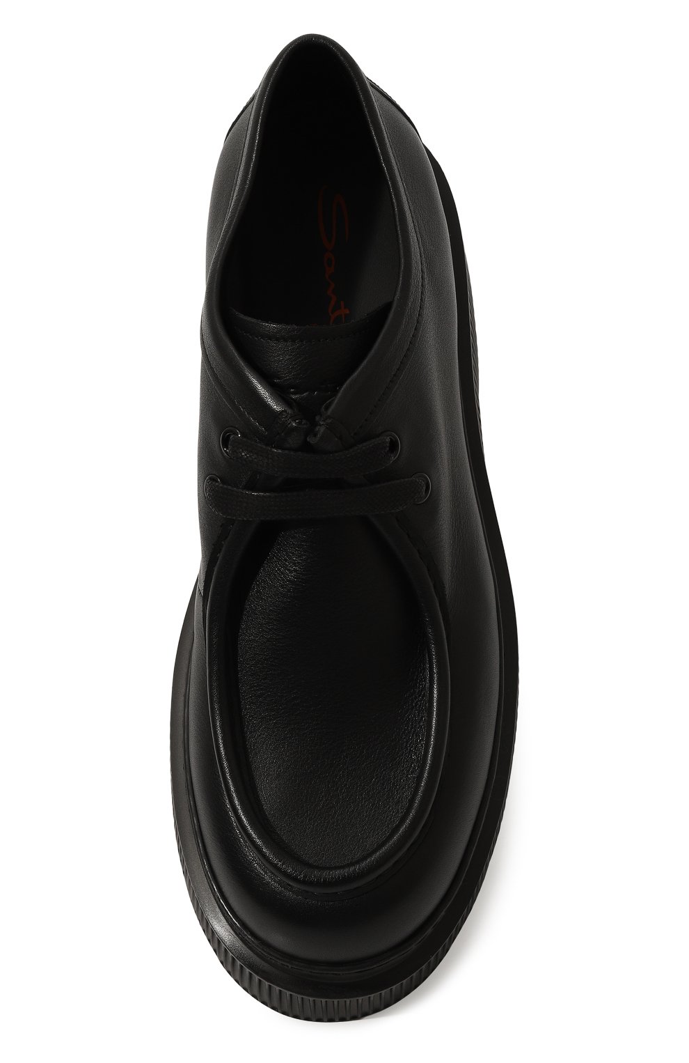 Кожаные дерби SANTONI, арт. WUCG70572NERTAIY, фото 6