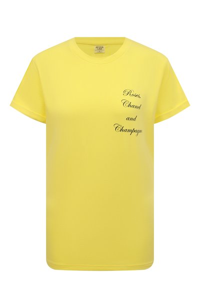 Женская хлопковая футболка SEVEN LAB, арт. T RCC-019 yellow