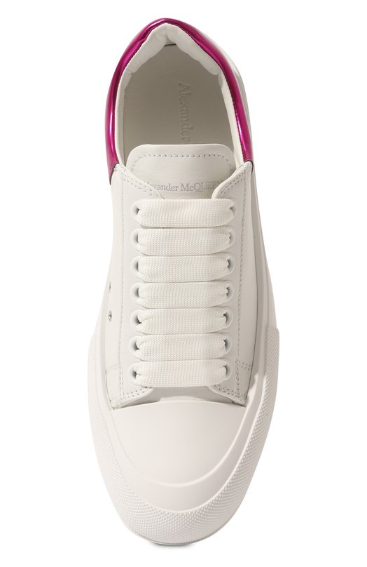 фото Кожаные кеды deck plimsoll alexander mcqueen