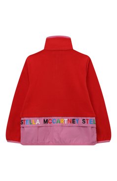 Детский толстовка STELLA MCCARTNEY красного цвета, арт. TT4C20 | Фото 2 (Рукава: Длинные; Девочки Кросс-КТ: Толстовка-одежда; Материал внешний: Синтетический материал; Материал сплава: Проставлено; Драгоценные камни: Проставлено)