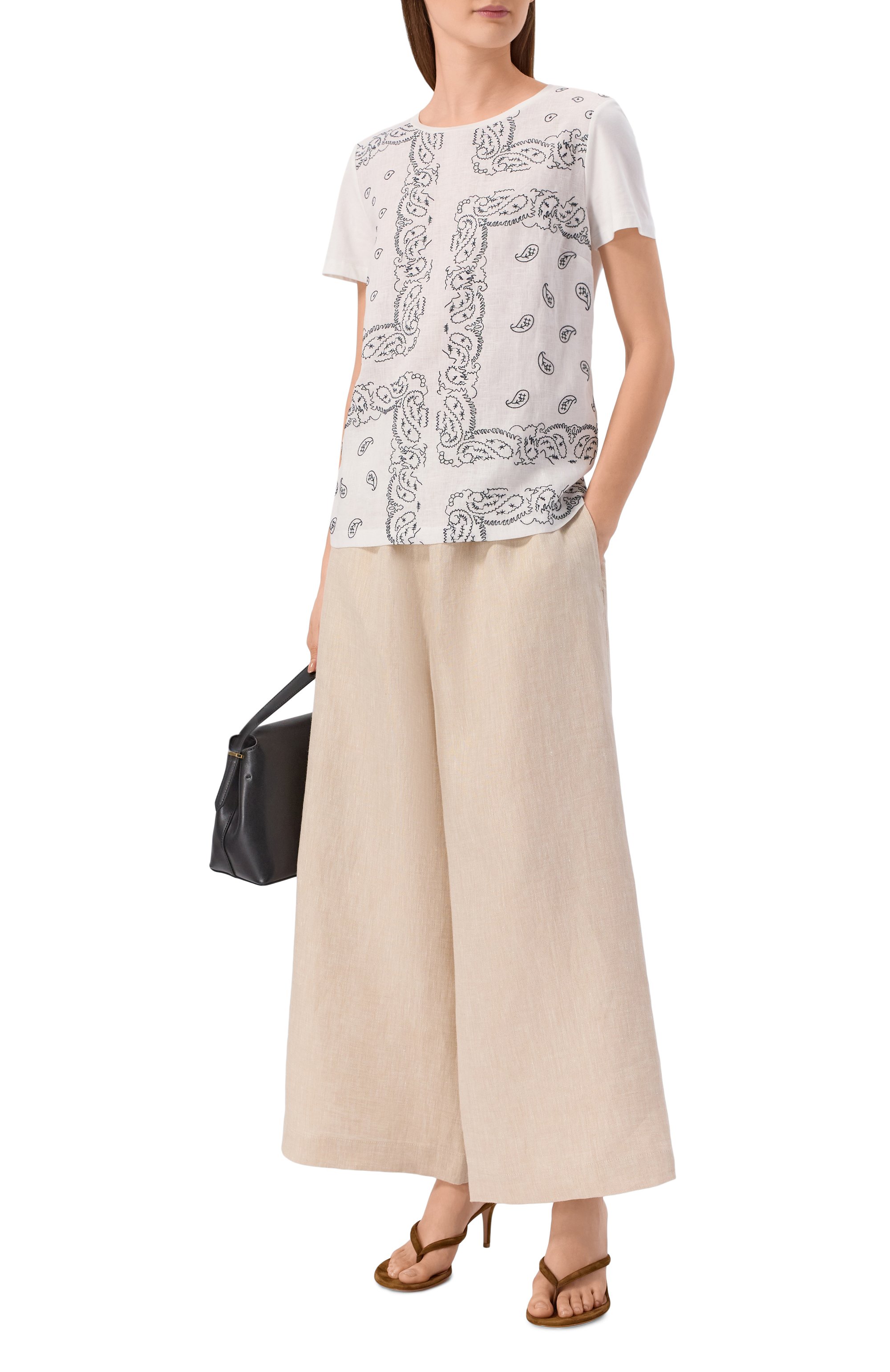 Хлопковая футболка WEEKEND MAX MARA, арт. WKDGENI0, фото 2