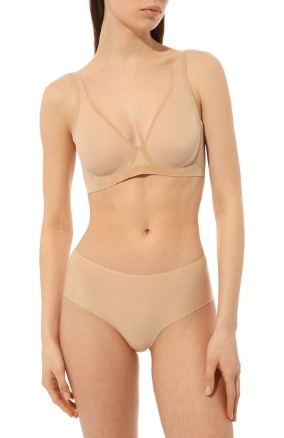 Трусы-шорты WOLFORD бежевого цвета по цене 9900 руб., арт. 69969, фото 2 Трусы-шорты WOLFORD, арт. 69969, фото 2