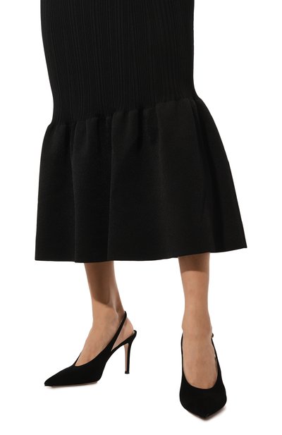 Замшевые туфли robbie 85 GIANVITO ROSSI, арт. G95461.85RIC.CAMNER0, фото 3