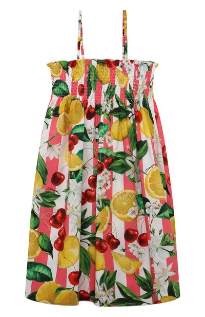 Хлопковый сарафан DOLCE & GABBANA, арт. L52DA6/HS5Q6/8-12+