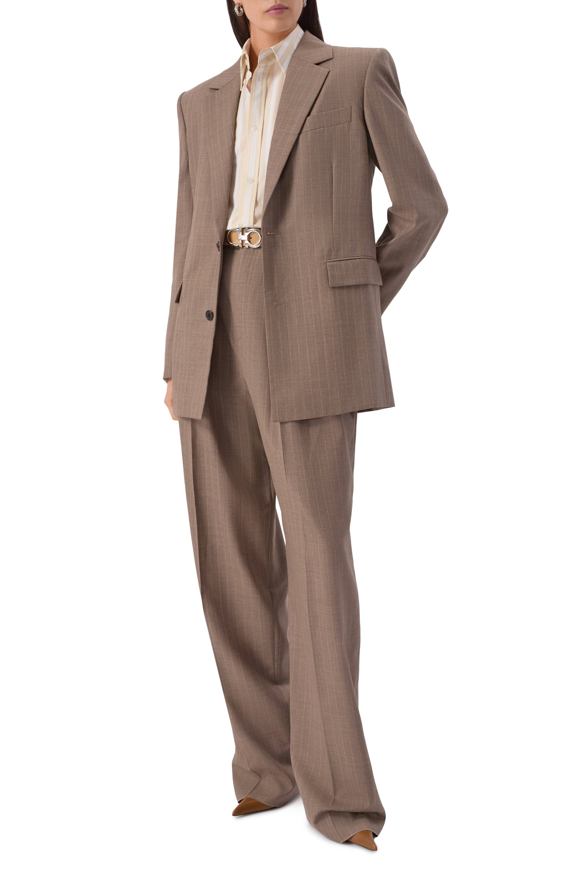 Шерстяной жакет SAINT LAURENT, арт. 824743/Y6K25, фото 2