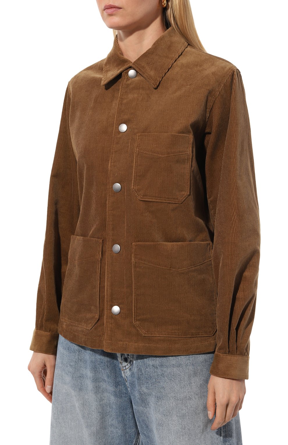 Вельветовая рубашка A.P.C., арт. C0ESYF02715CAB, фото 3