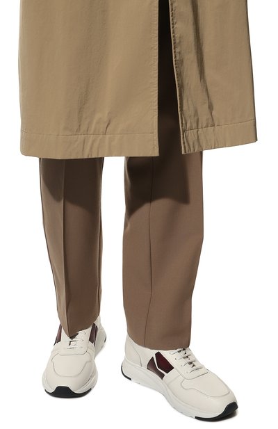 Кожаные кроссовки MORESCHI, арт. 44095/221/LAMB/GUANT0/TAPE, фото 3