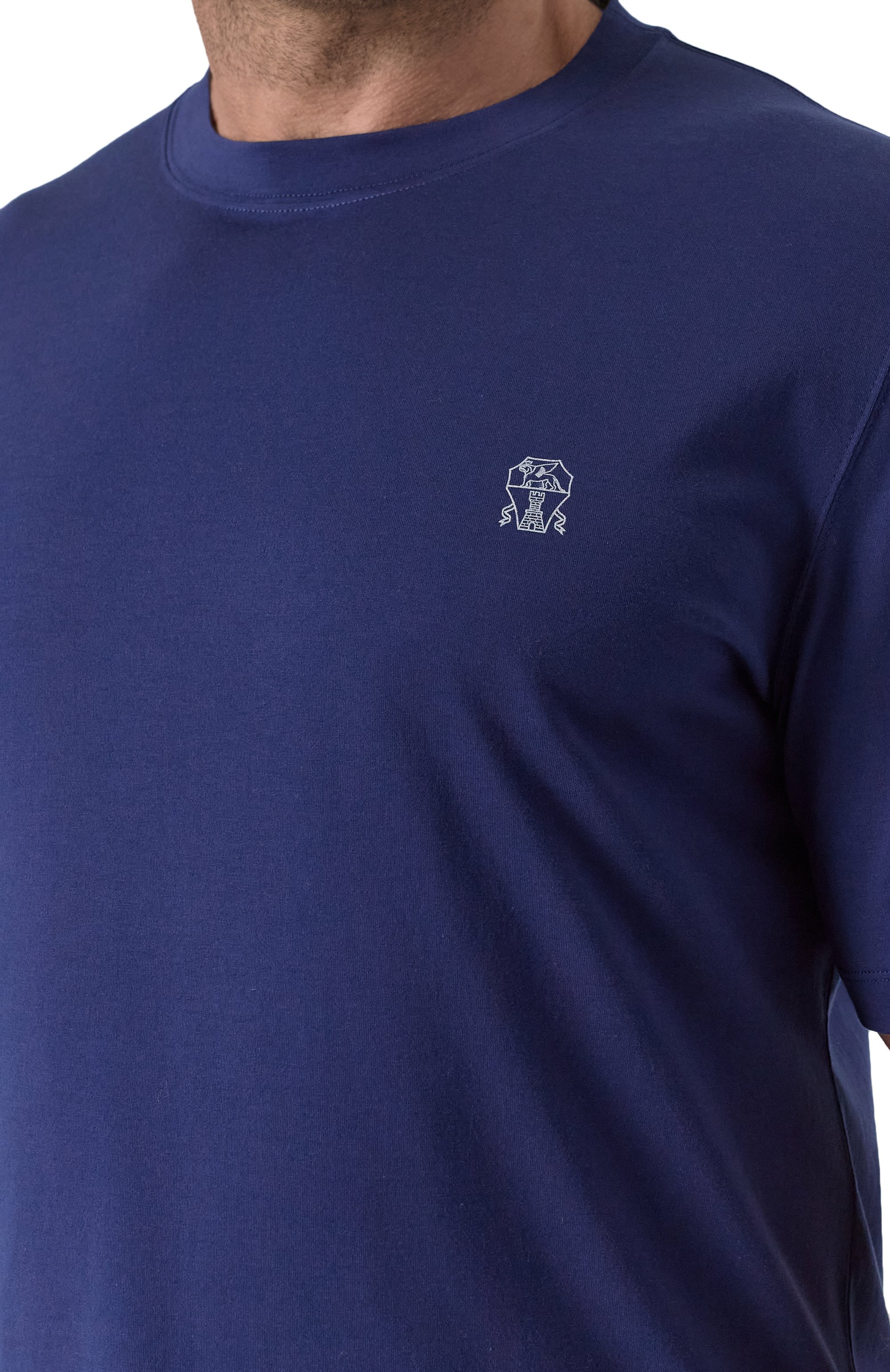 Хлопковая футболка BRUNELLO CUCINELLI, арт. M0B138440, фото 5