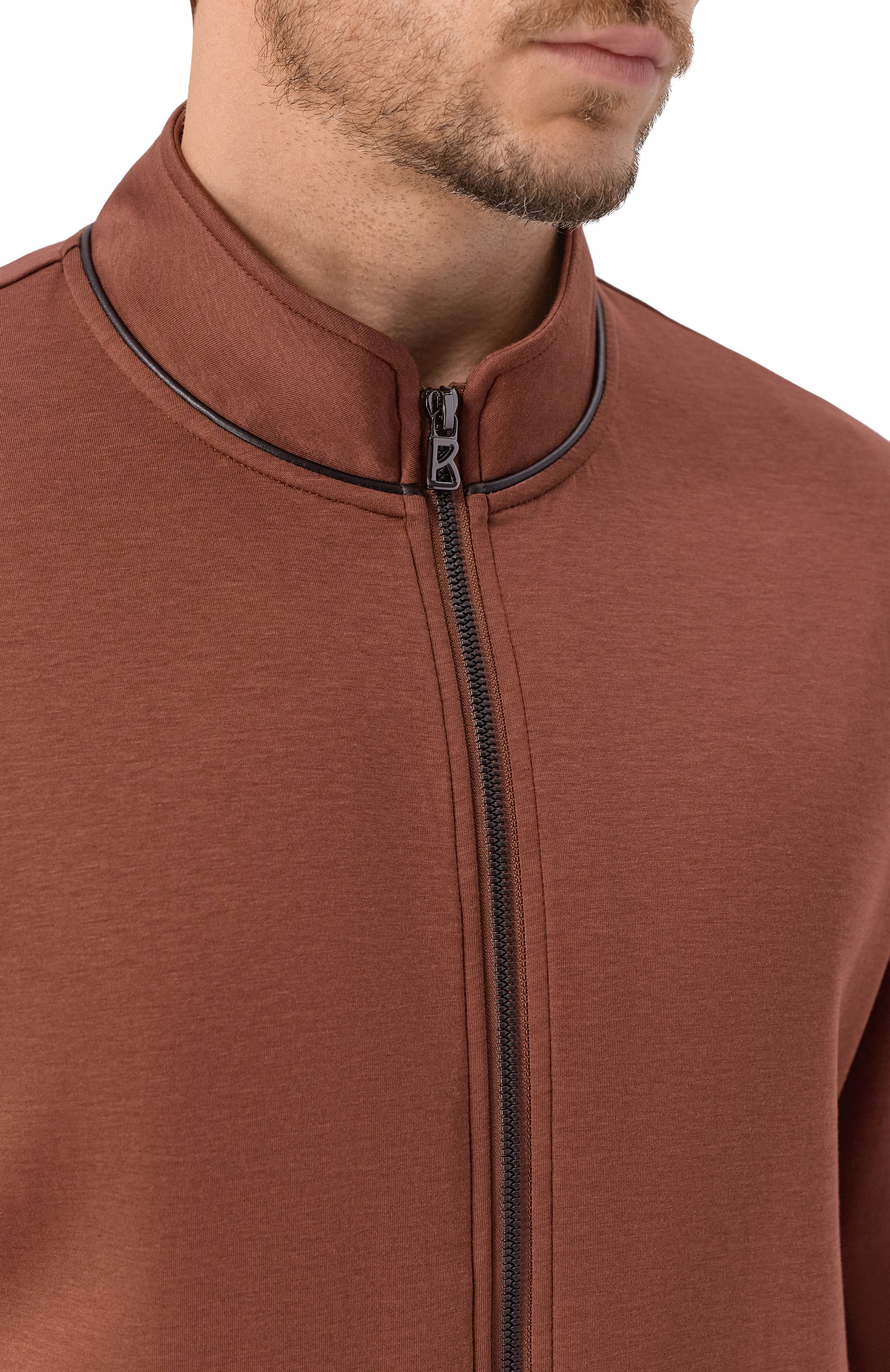 Толстовка BOGNER коричневого цвета по цене 40900 руб., арт. 88195253, фото 5 Толстовка BOGNER, арт. 88195253, фото 5