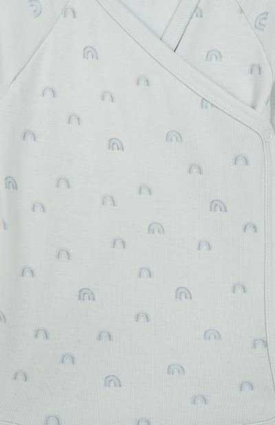 Хлопковое боди SANETTA голубого цвета по цене 2850 руб., арт. 324644, фото 3 Хлопковое боди SANETTA, арт. 324644, фото 3