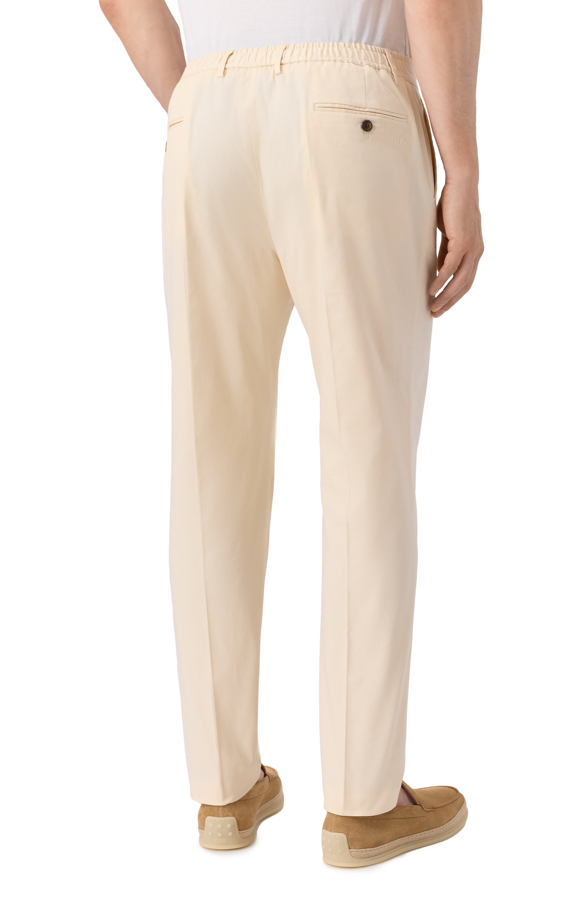 Хлопковые брюки DOLCE & GABBANA, арт. GW13EZ/FUFNV, фото 4