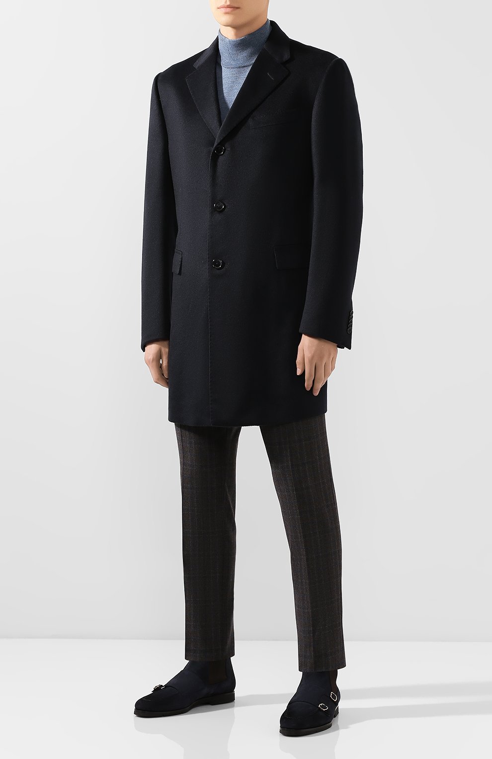 Шерстяные брюки CORNELIANI, арт. 845280-9817301/02, фото 2