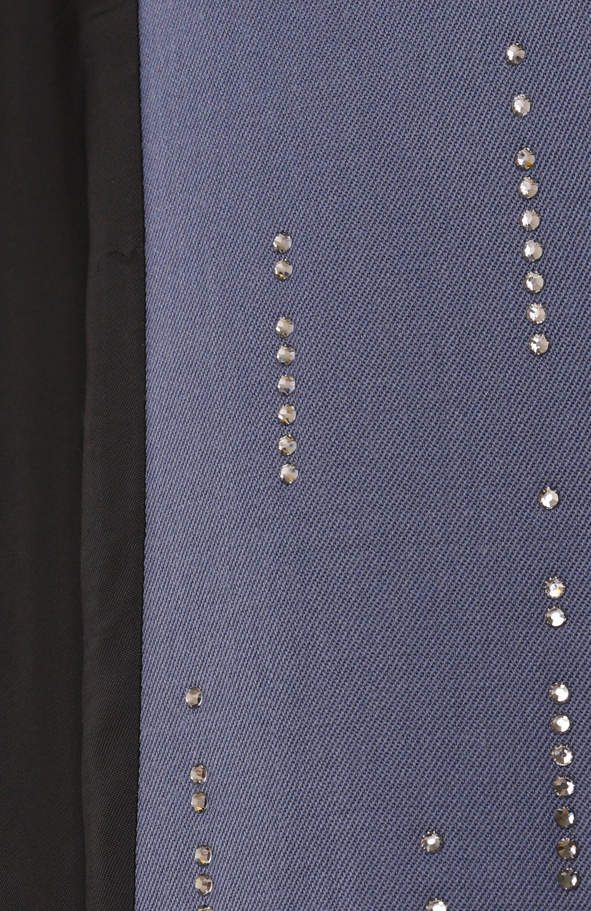 Шерстяной жакет с отделкой стразами THE ATTICO, арт. 247WCG65, фото 7