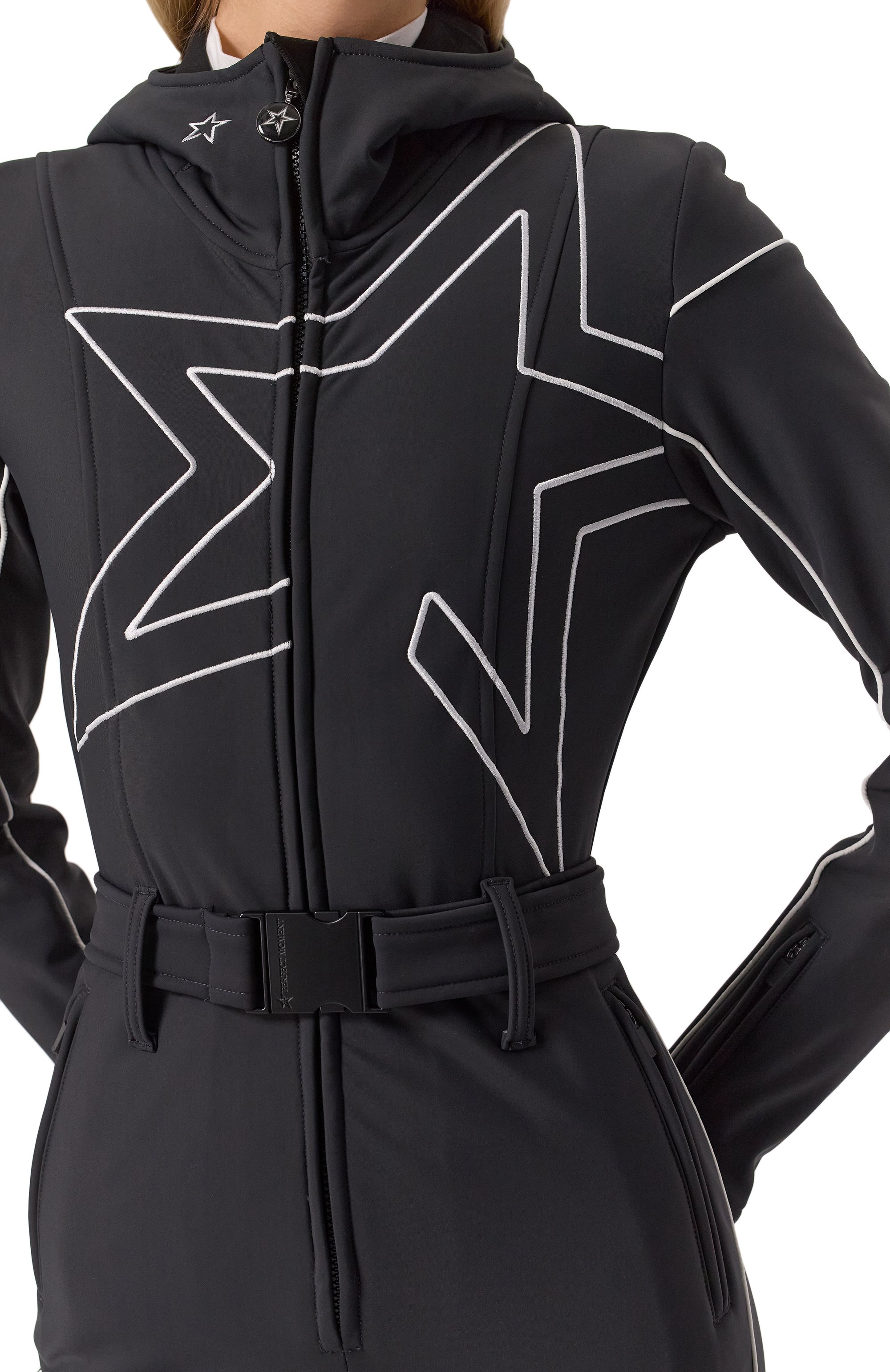 Комбинезон PERFECT MOMENT черного цвета по цене 126500 руб., арт. W3001088/SAMMY STAR SKI SUIT, фото 5 Комбинезон PERFECT MOMENT, арт. W3001088/SAMMY STAR SKI SUIT, фото 5