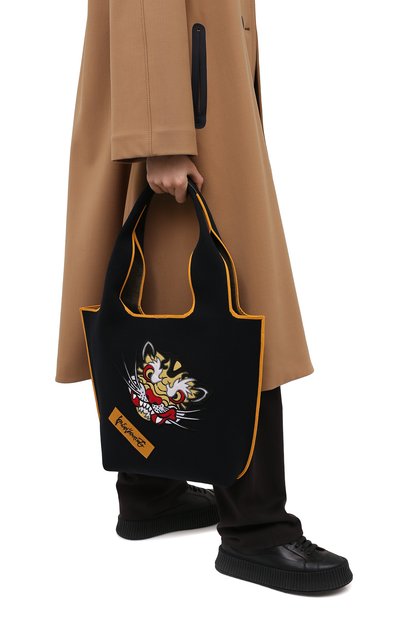 Сумка kansai KENZO черного цвета по цене 35800 руб., арт. FB52SA521F12, фото 2 Сумка kansai KENZO, арт. FB52SA521F12, фото 2