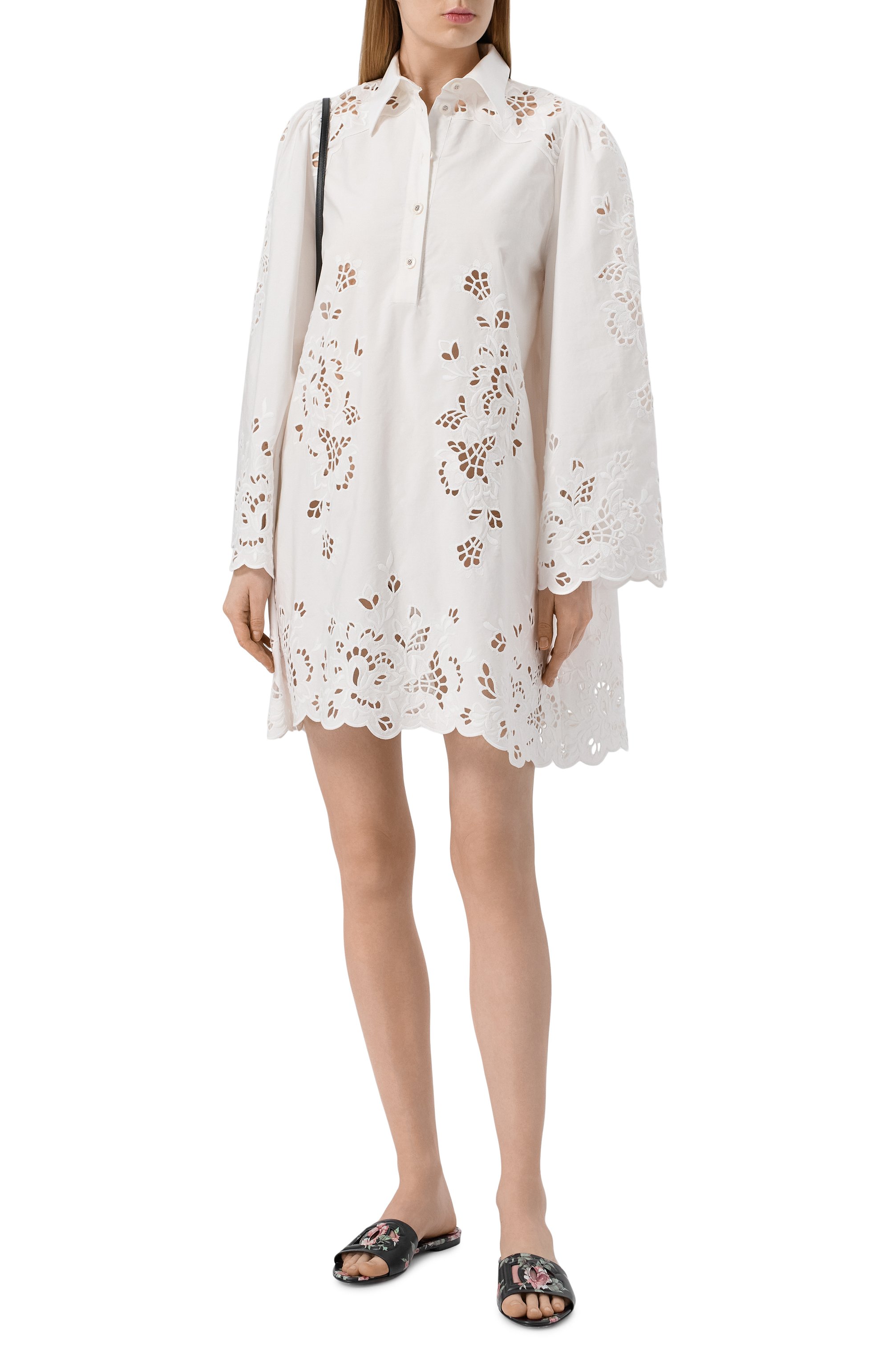 Кожаные шлепанцы bianca DOLCE & GABBANA, ар т. CQ0436/AZ046, фото 3