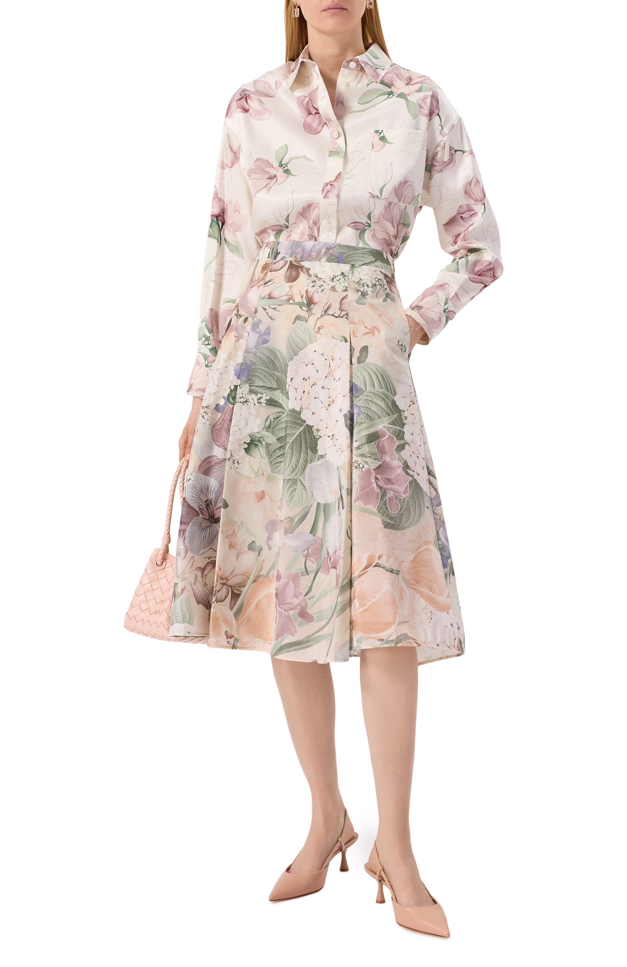 Юбка из хлопка и шелка COLOMBO, арт. GN00151/BF/T0294-U-1Y, фото 2