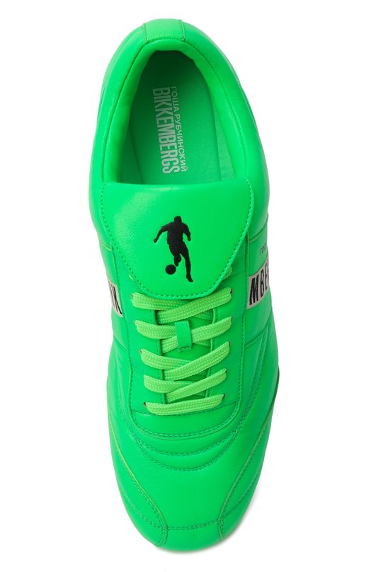 Кожаные кроссовки ГОША РУБЧИНСКИЙ х Bikkembergs ГОША РУБЧИНСКИЙ GRBKK Зелёный  GRBKK Фото 6