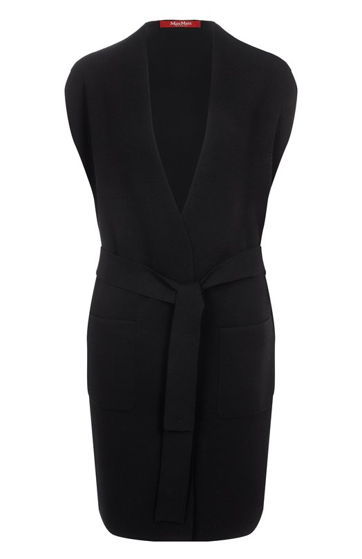 Жилет из вискозы Max Mara Studio ABETE Чёрный ABETE