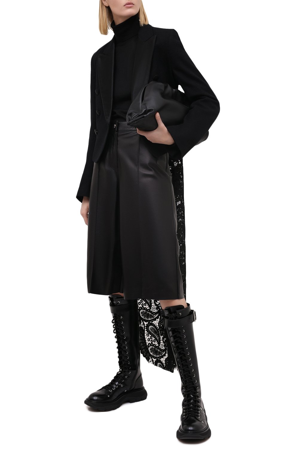 Жакет из хлопка и шерсти ANN DEMEULEMEESTER черного цвета по цене 152500 руб., арт. 2002-1002-PB-165-099, фото 2 Жакет из хлопка и шерсти ANN DEMEULEMEESTER, арт. 2002-1002-PB-165-099, фото 2