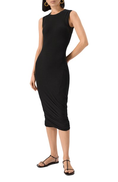 Хлопковое платье JIL SANDER, арт. J02CT0505/J20249, фото 3