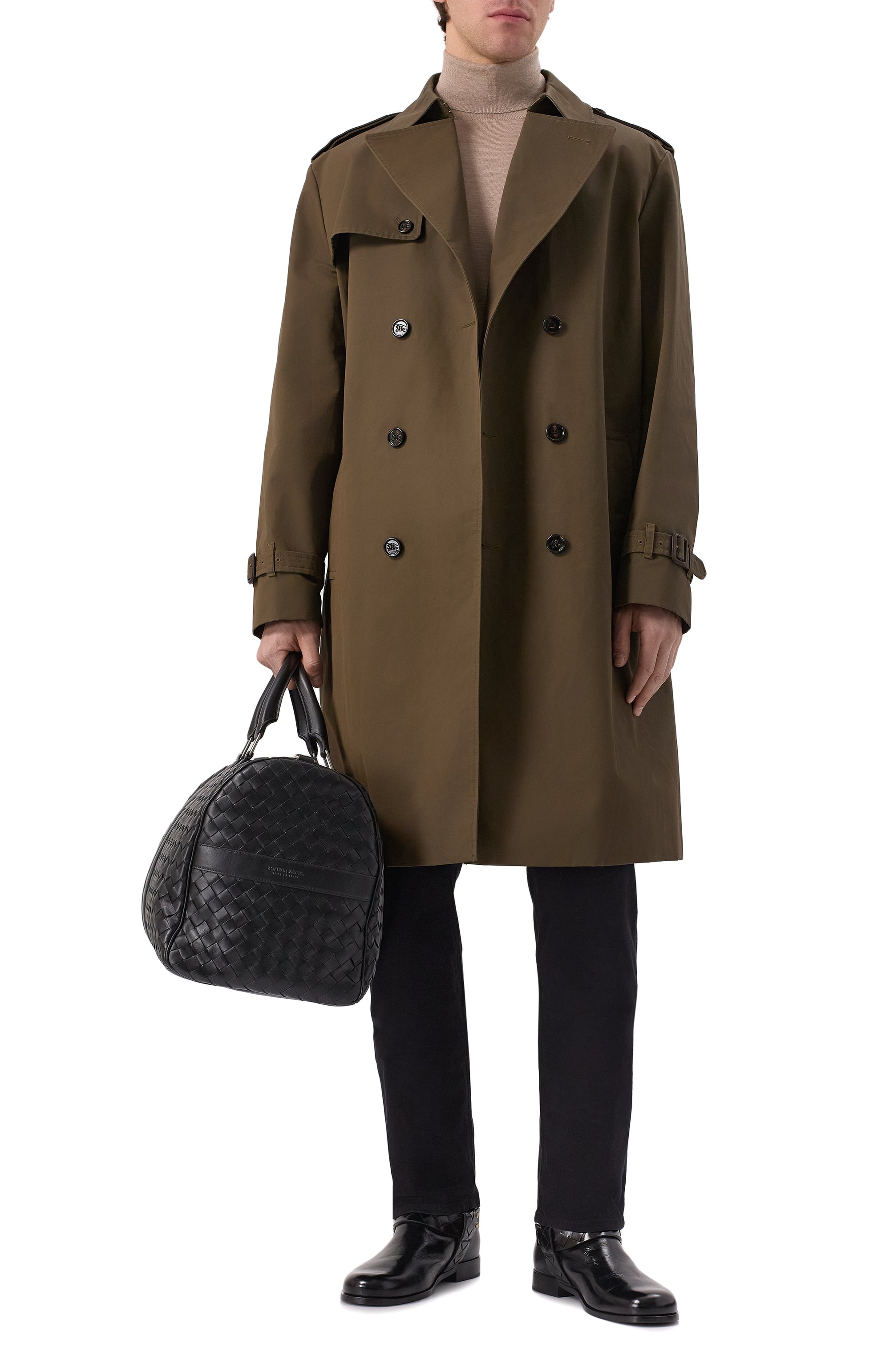 Кожаные сапоги achille BOTTEGA VENETA, арт. 816615/V3H90, фото 2