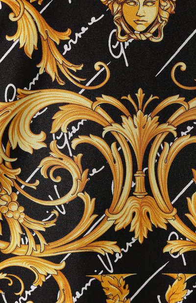 Шелковое платье VERSACE золотого цвета по цене 199500 руб., арт. A85342/A232981, фото 5 Шелковое платье VERSACE, арт. A85342/A232981, фото 5