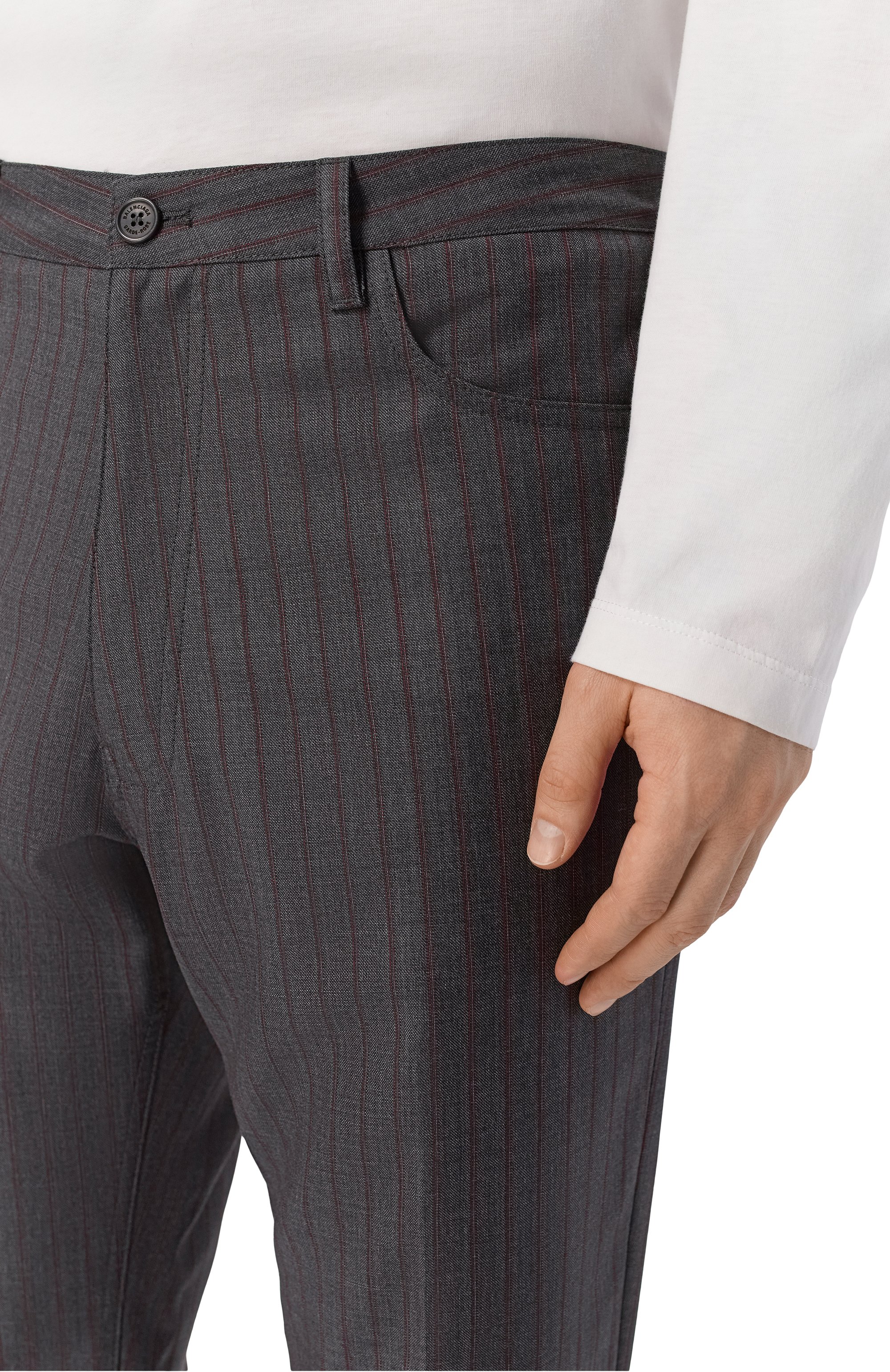 Шерстяные брюки BALENCIAGA, арт. 850705/TPT05, фото 5