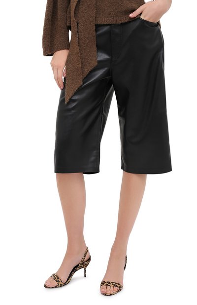 Шорты NANUSHKA, арт. NAMPEY0_BLACK_VEGAN LEATHER, фото 3