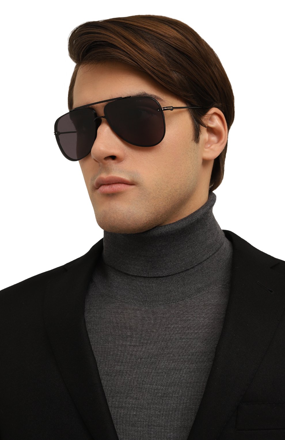 Солнцезащитные очки TOM FORD черного цвета по цене 61400 руб., арт. TF1071 01A, фото 3 Солнцезащитные очки TOM FORD, арт. TF1071 01A, фото 3