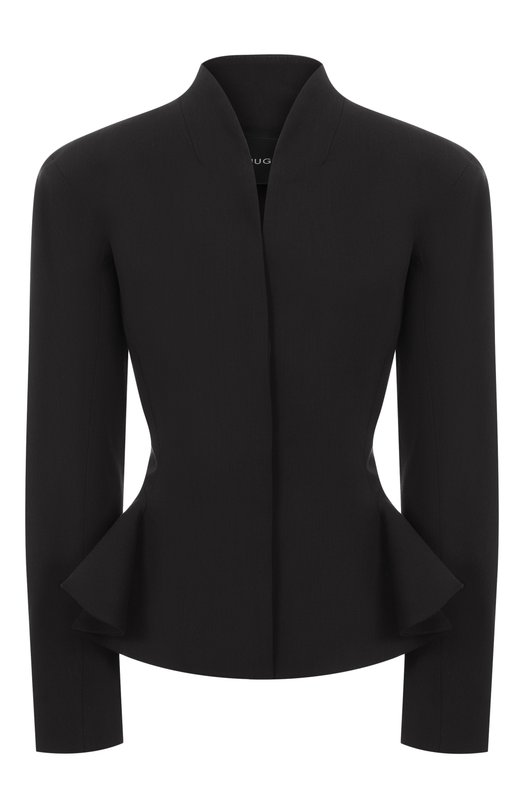 Жакет из вискозы и шерсти Mugler 25F1VE0466196 Чёрный 25F1VE0466196