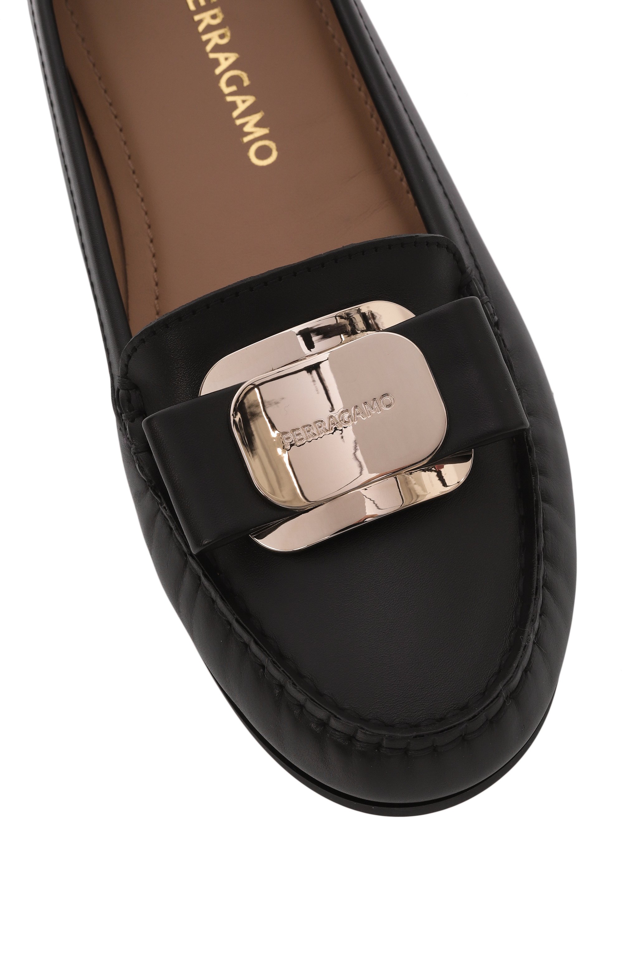 Кожаные лоферы new vara FERRAGAMO, арт. 01K066/782470, фото 7