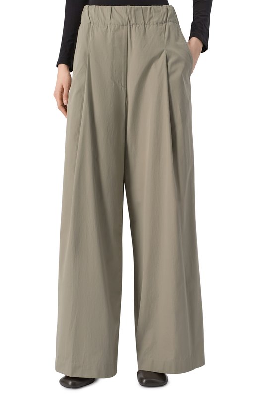 Хлопковые брюки Dries Van Noten 251-010909-1374 Серый  251-010909-1374 Фото 3