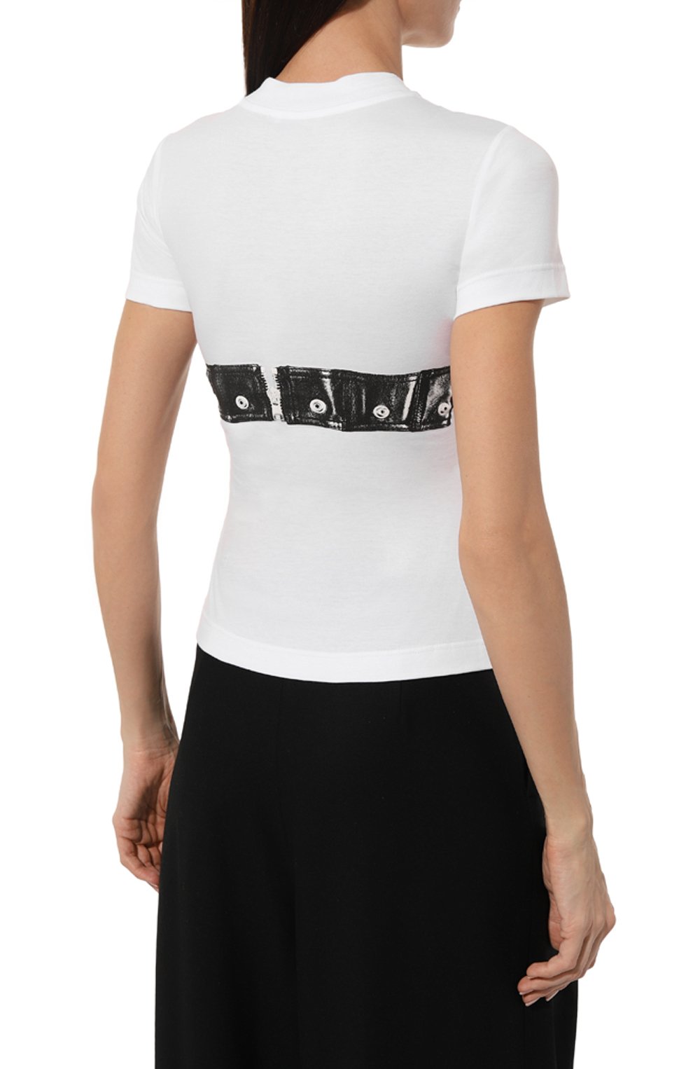 Хлопковая футболка ALEXANDER MCQUEEN, арт. 752355, фото 4