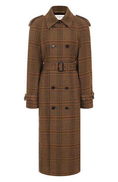 Женское шерстяное пальто SAINT LAURENT, арт. 831610/Y9I70