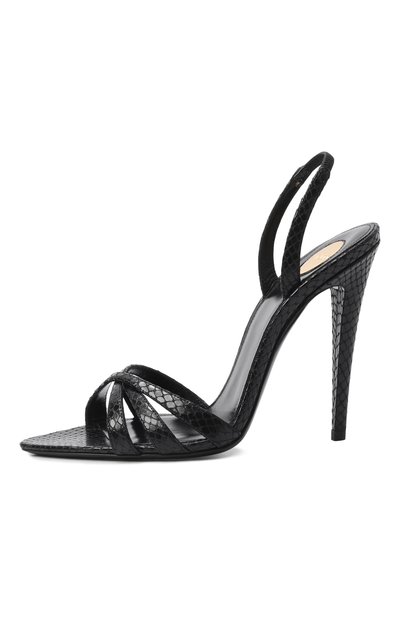 Кожаные босоножки kate 110 SAINT LAURENT, арт. 859260/AAGFL, фото 4