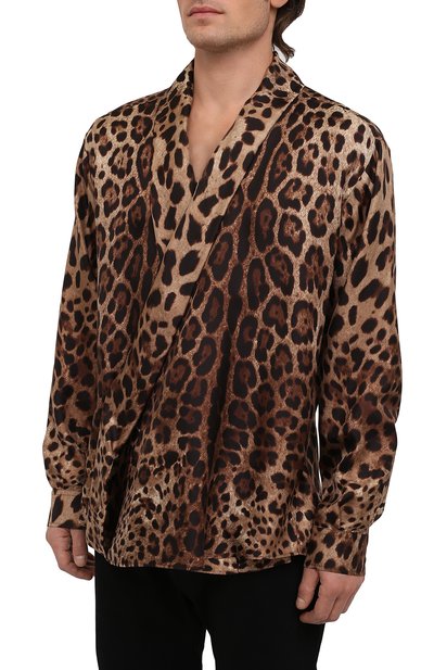 Шелковая рубашка DOLCE & GABBANA, арт. G5JN9T/IS1B7, фото 3